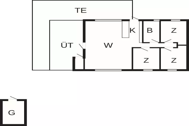 6 persoons vakantie huis in Hadsund-By Traum-Plattegrond
