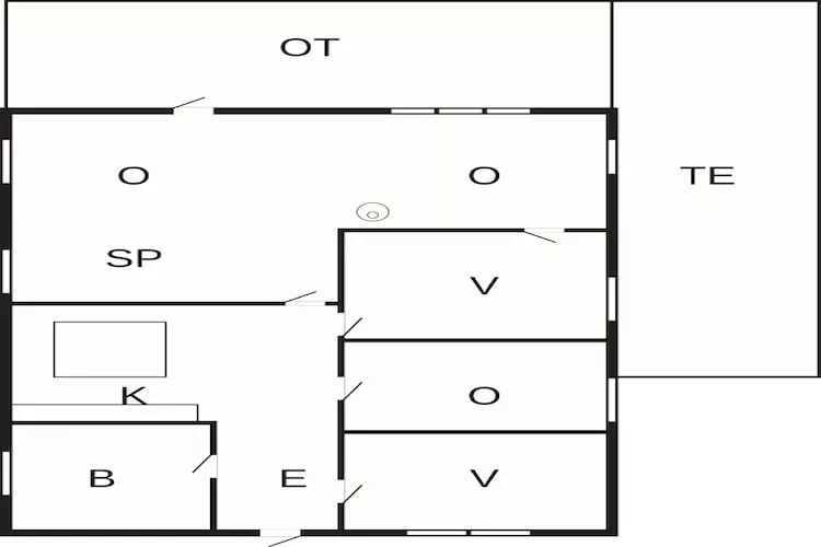 5 persoons vakantie huis in Kolind-By Traum-Plattegrond