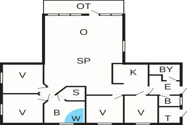8 persoons vakantie huis in Oksbøl-By Traum-Plattegrond