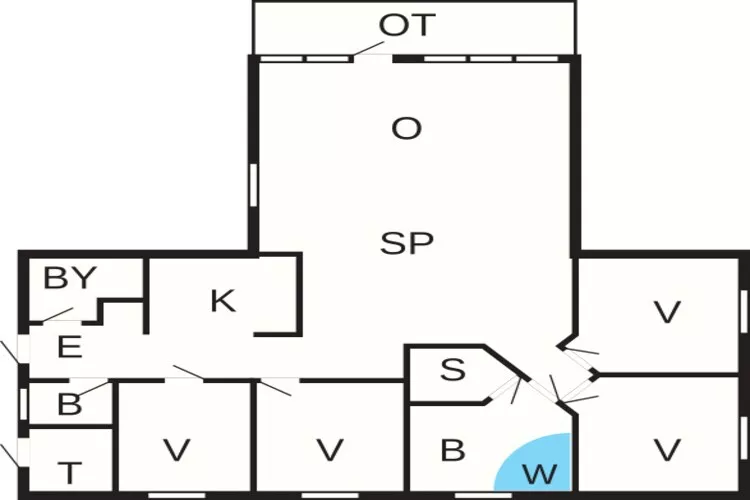 8 persoons vakantie huis in Oksbøl-By Traum-Plattegrond