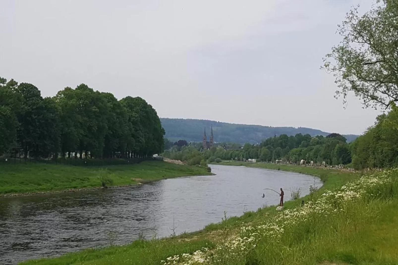Höxter-Gebieden zomer 5km