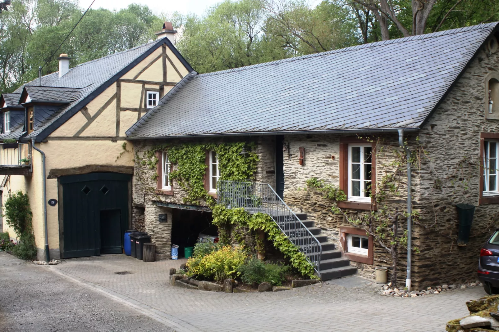 Alte Mühle-Buitenkant zomer