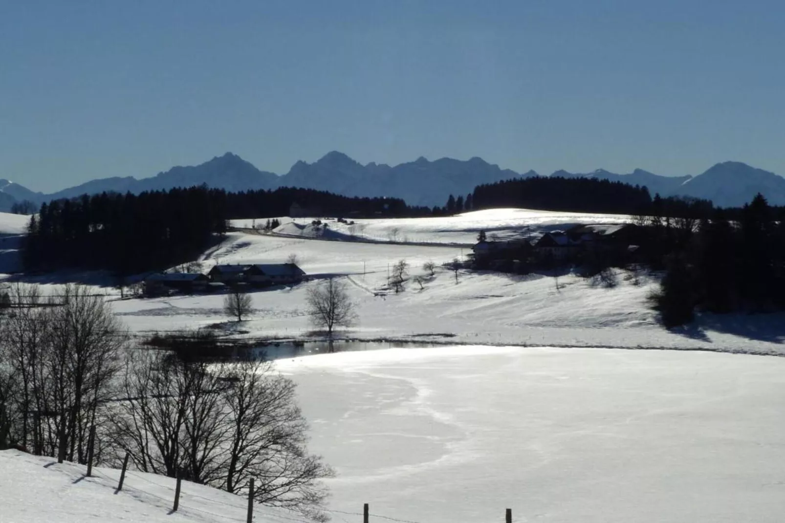Alpenblick-Gebied winter 20km