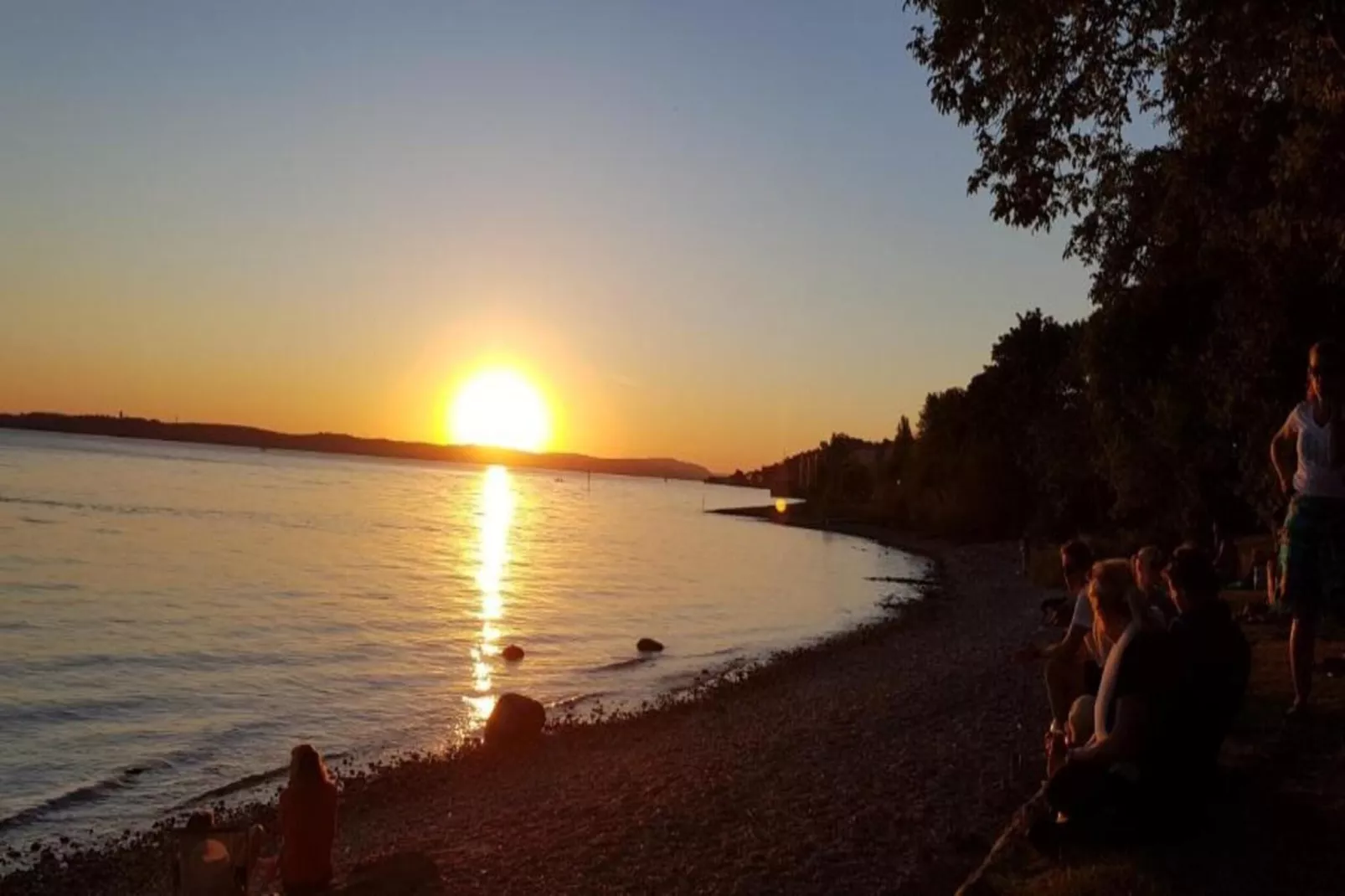 Am Bodensee-Gebieden zomer 20km
