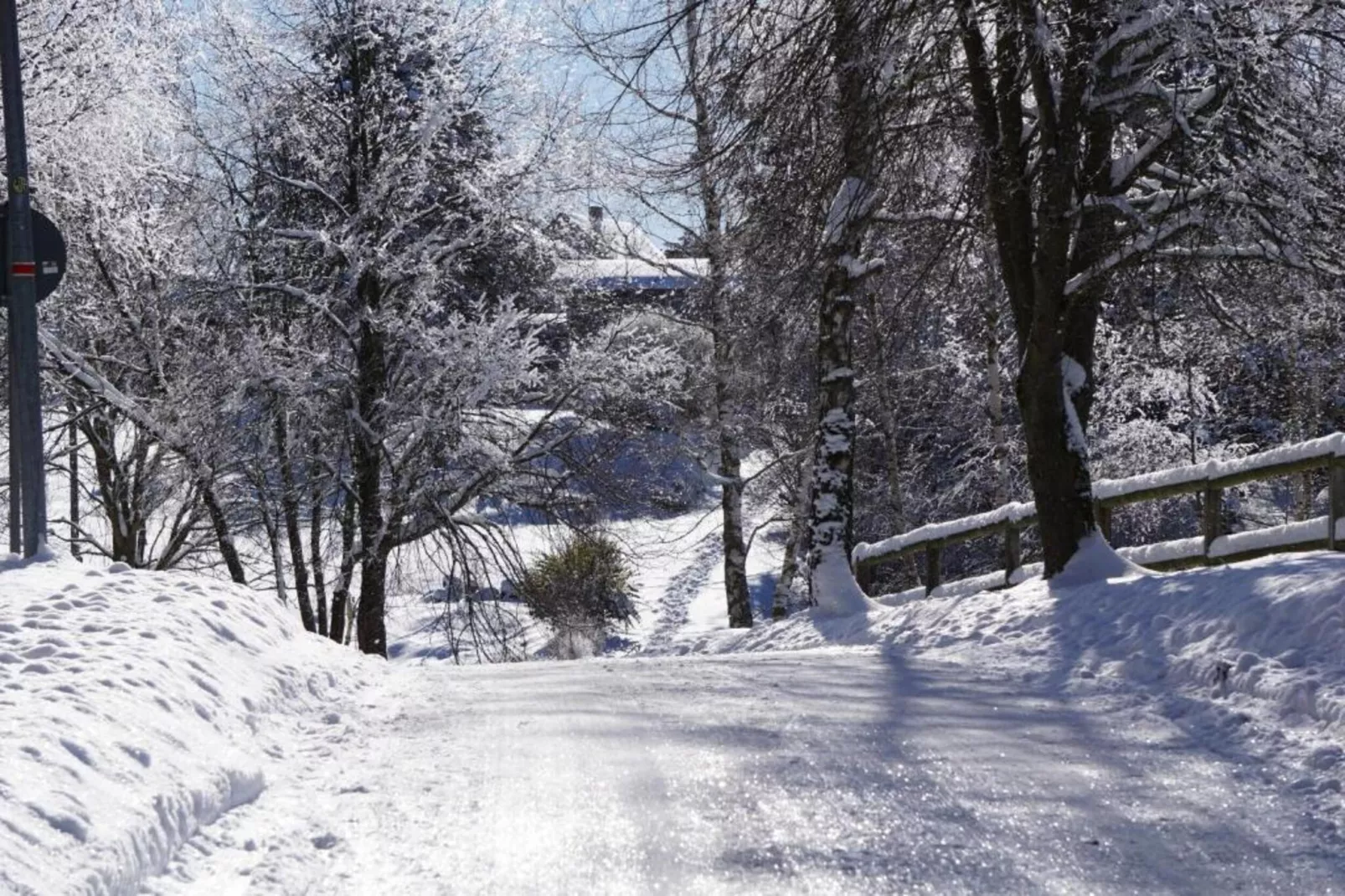 Ferienhaus im Thüringer Wald-Gebied winter 5km