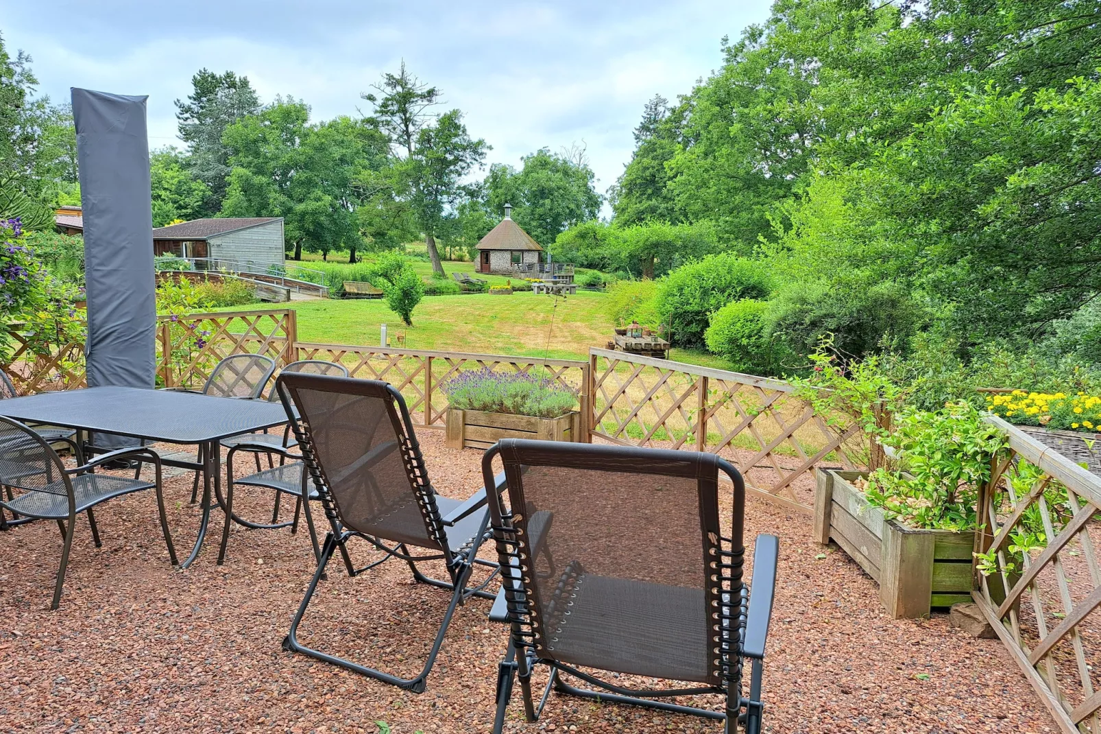 Holiday farm Kindwiller / Type C - Maison 75 qm-Terrasbalkon