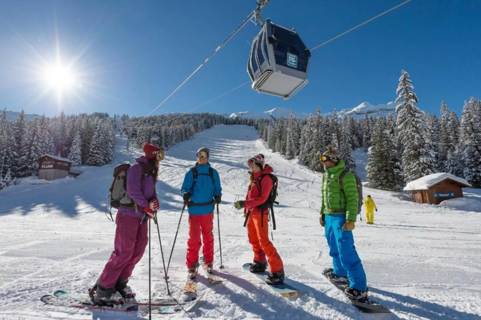 Les Fermes de Samoëns 5-Gebied winter 5km