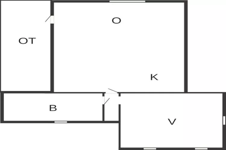 4 persoons vakantie huis in Karrebæksminde-Plattegrond