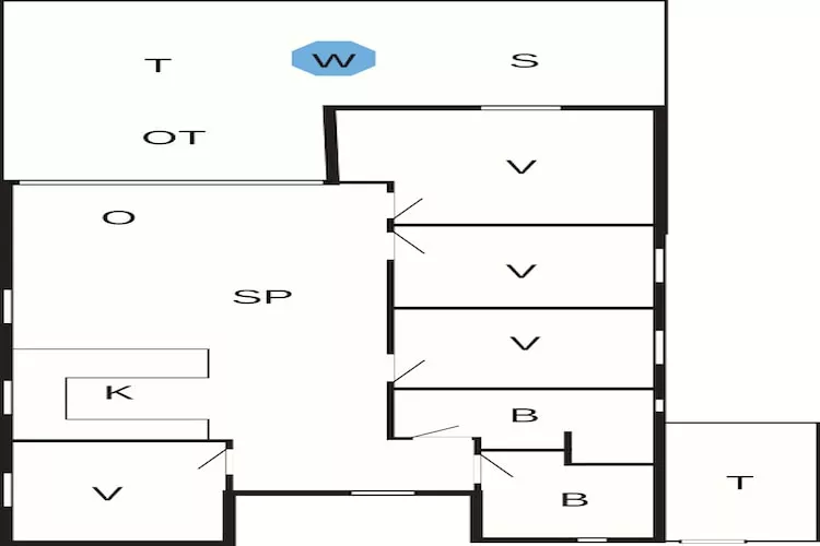 Moderne oase in Marielyst -- By Traum Ferienwohnungen-Plattegrond