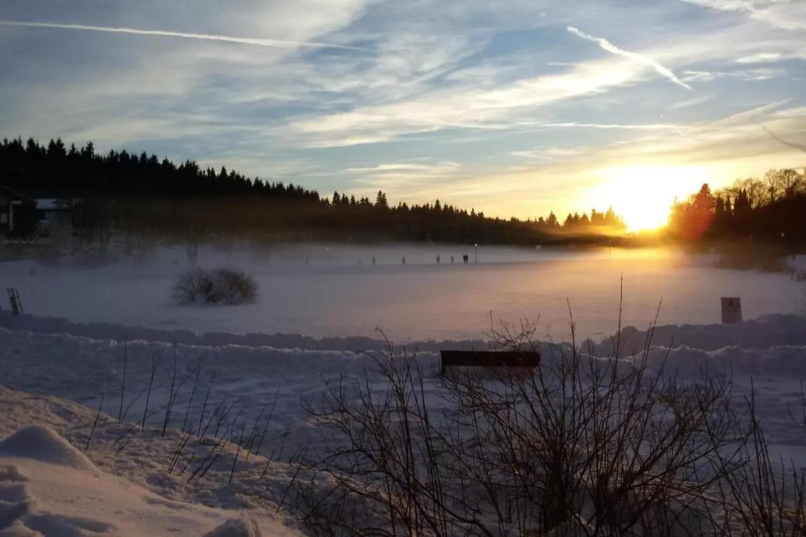 Ferienwohnung Bockwiese-Hahnenklee-Gebied winter 20km