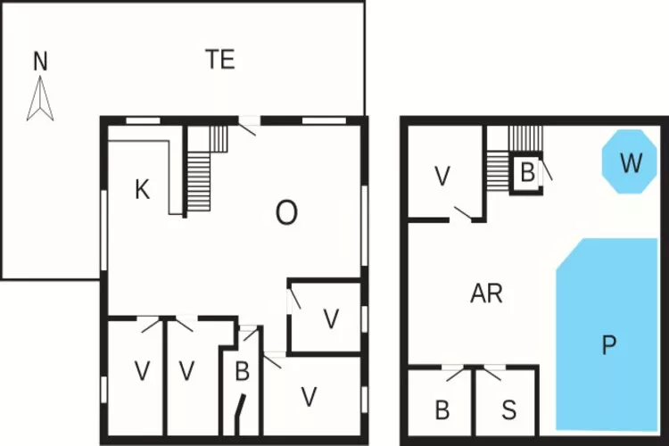 12 persoons vakantie huis in Haderslev-By Traum-Plattegrond