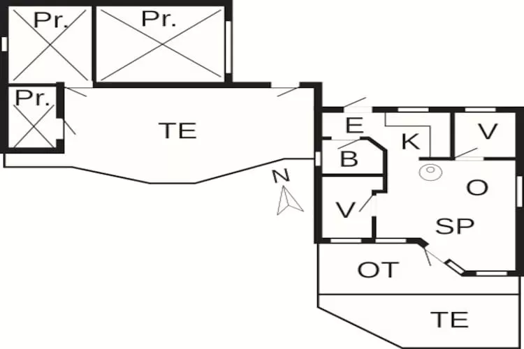 4 persoons vakantie huis in Ulfborg-By Traum-Plattegrond