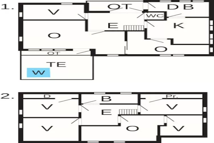 SANDALSHAUG-Plattegrond