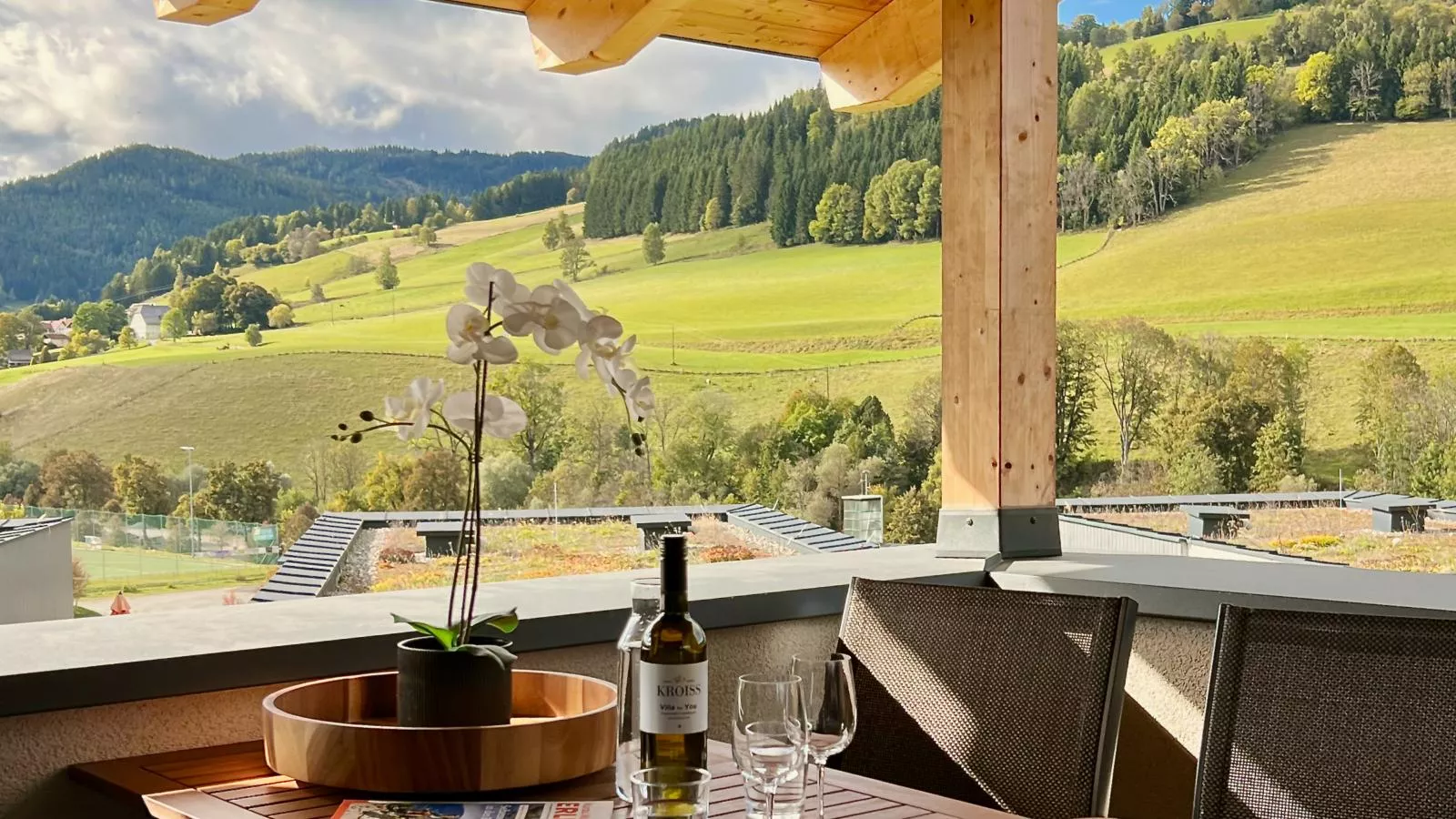 Chalet Kolibri-Terrasbalkon