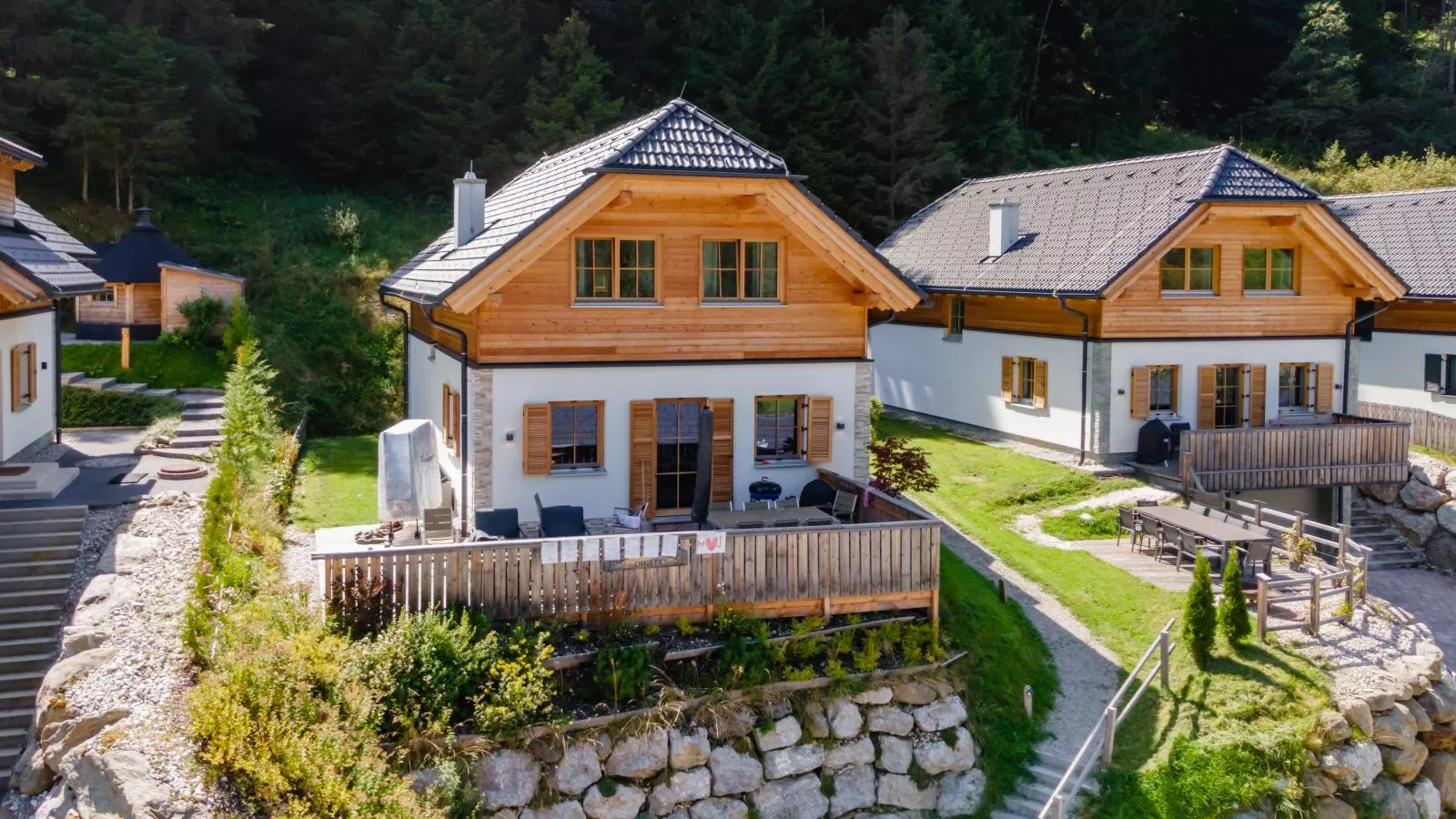 Ahorn Mountainlodge-Buitenkant zomer