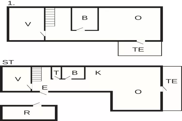 6 persoons vakantie huis in Thyholm-By Traum-Plattegrond