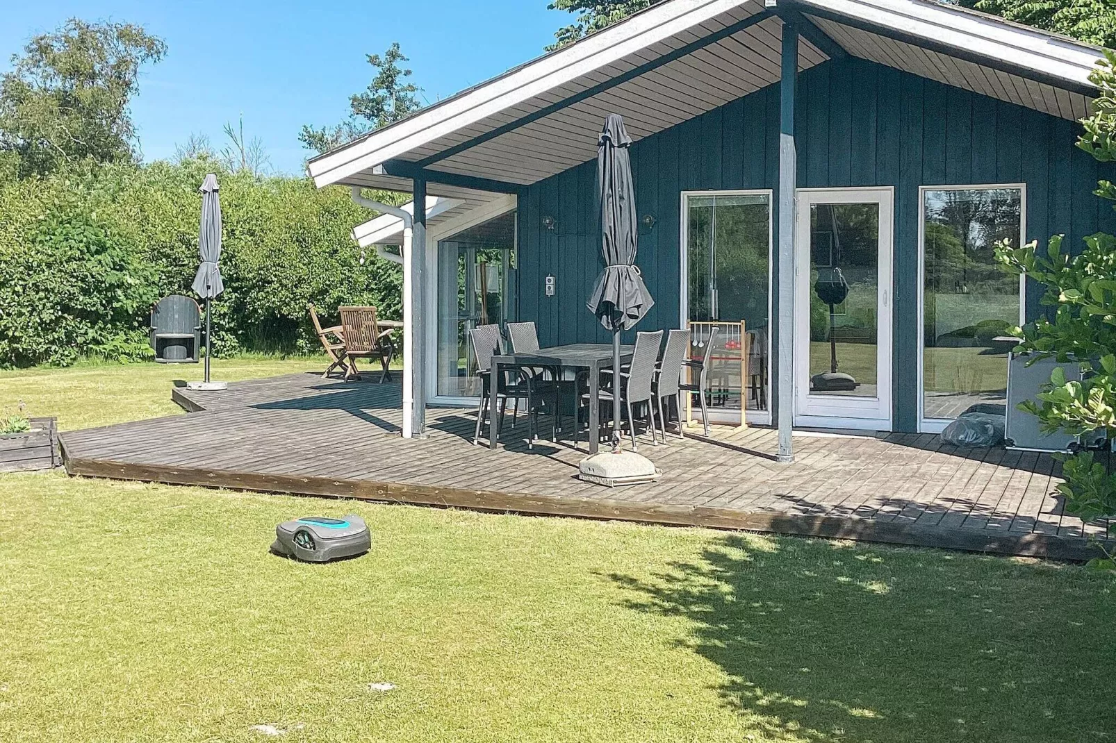 Inspirerend vakantiehuis in Jutland met terras-Buitenlucht