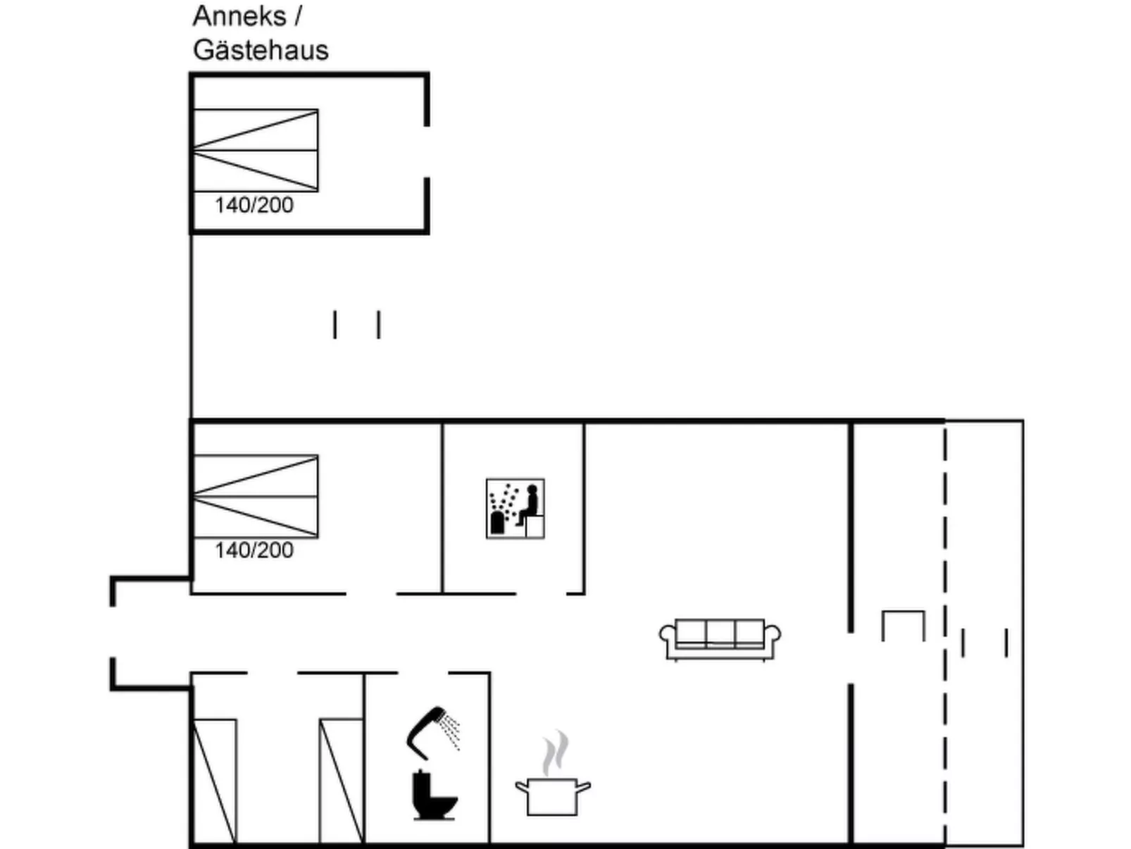 "Joern" - 300m from the sea