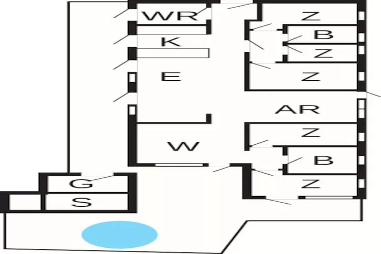 14 persoons vakantie huis in Glesborg-By Traum-Plattegrond