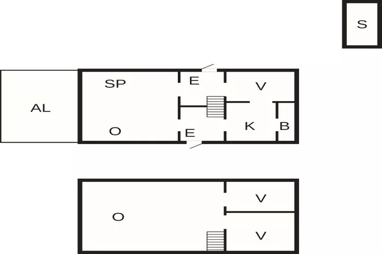 5 persoons vakantie huis in Mörlunda-Plattegrond
