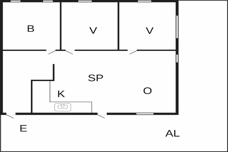 4 persoons vakantie huis in BORGHOLM-By Traum-Plattegrond