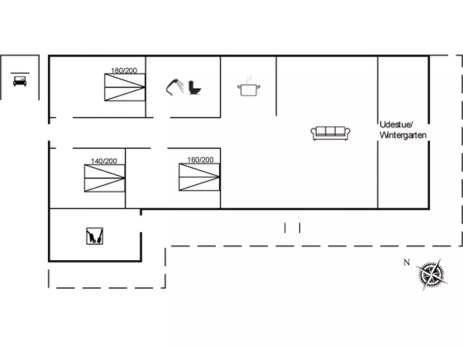 "Niels" - 1.5km from the sea