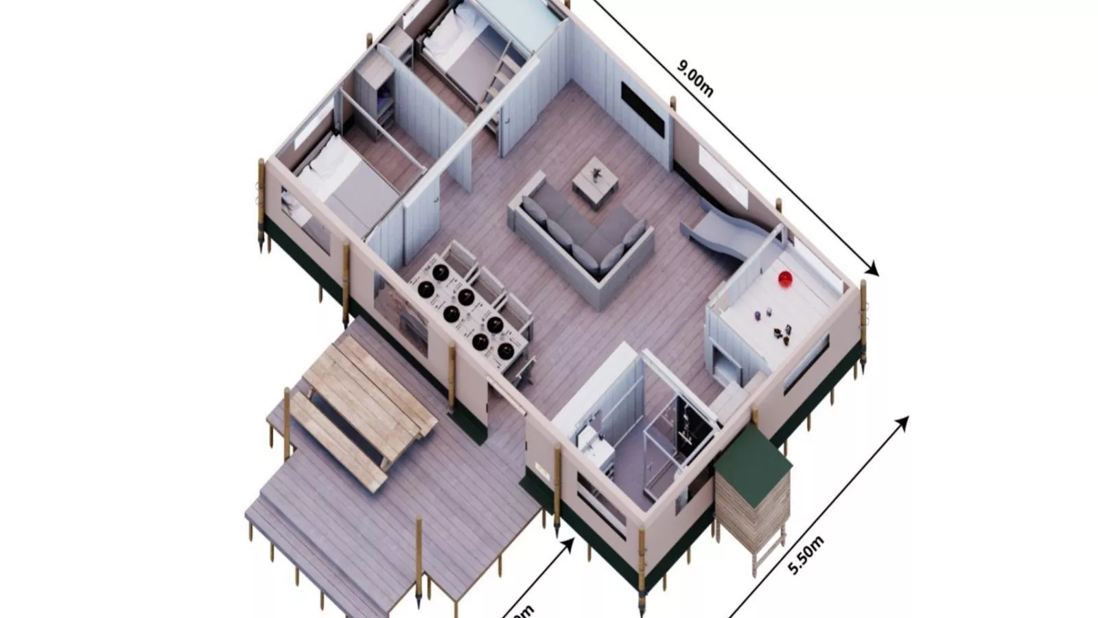 Safaritent 7-Plattegrond