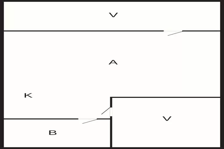 Comfort Hytte til 4 personer-Plattegrond