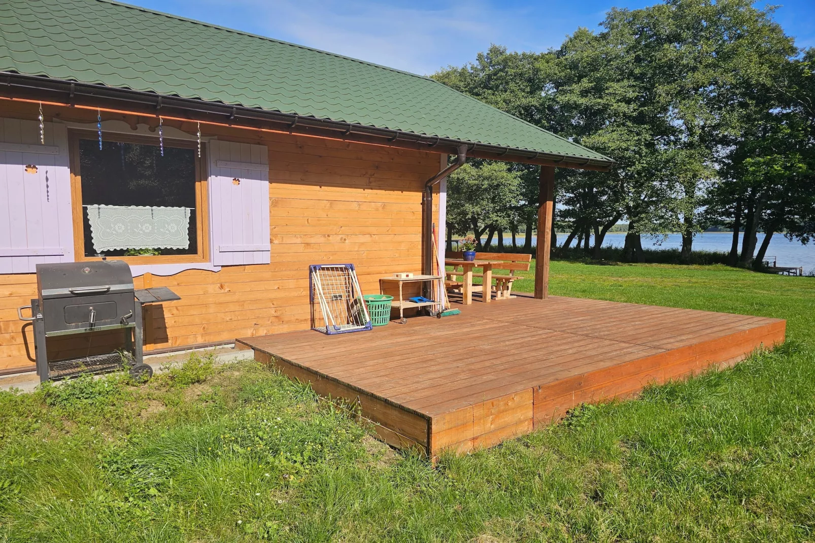 Domek wakacyjny LAWENDA dla max 6 osób Grąbczyn-Terrasbalkon