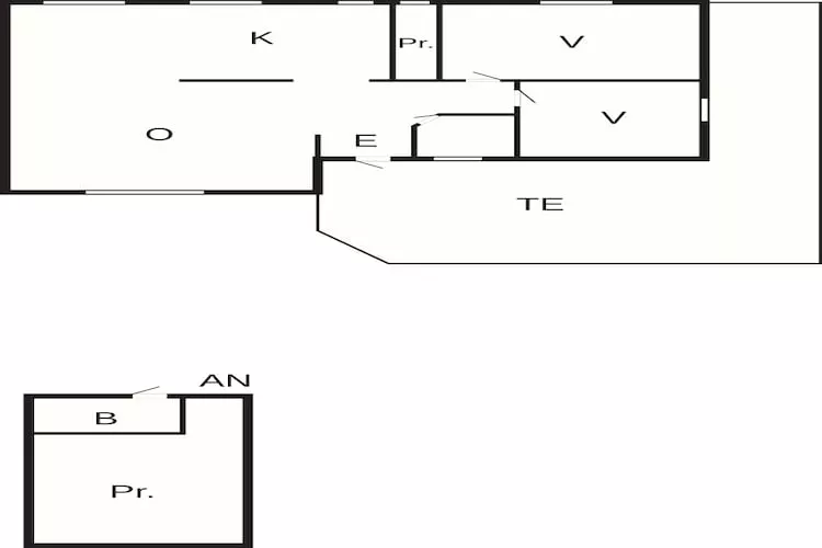 5 Personen vakantie huis in HALLSTAVIK - Plattegrond