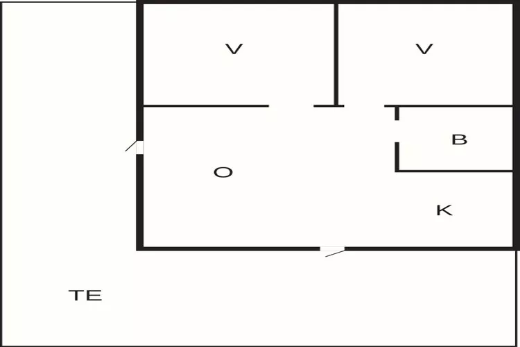 4 sterren vakantie huis in Hestra-Plattegrond