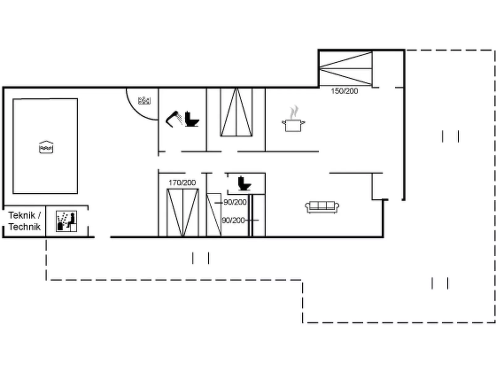 "Rathulf" - 700m from the sea