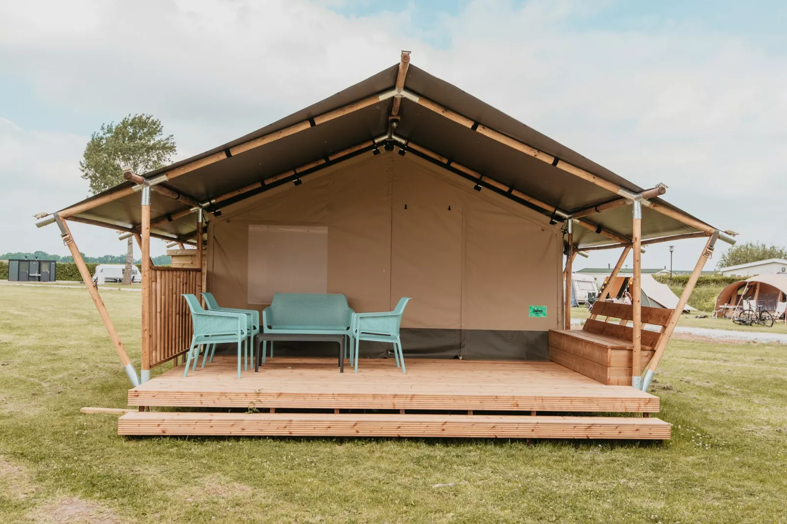 Bloesem Lodge 4 pax - Buitenkant zomer
