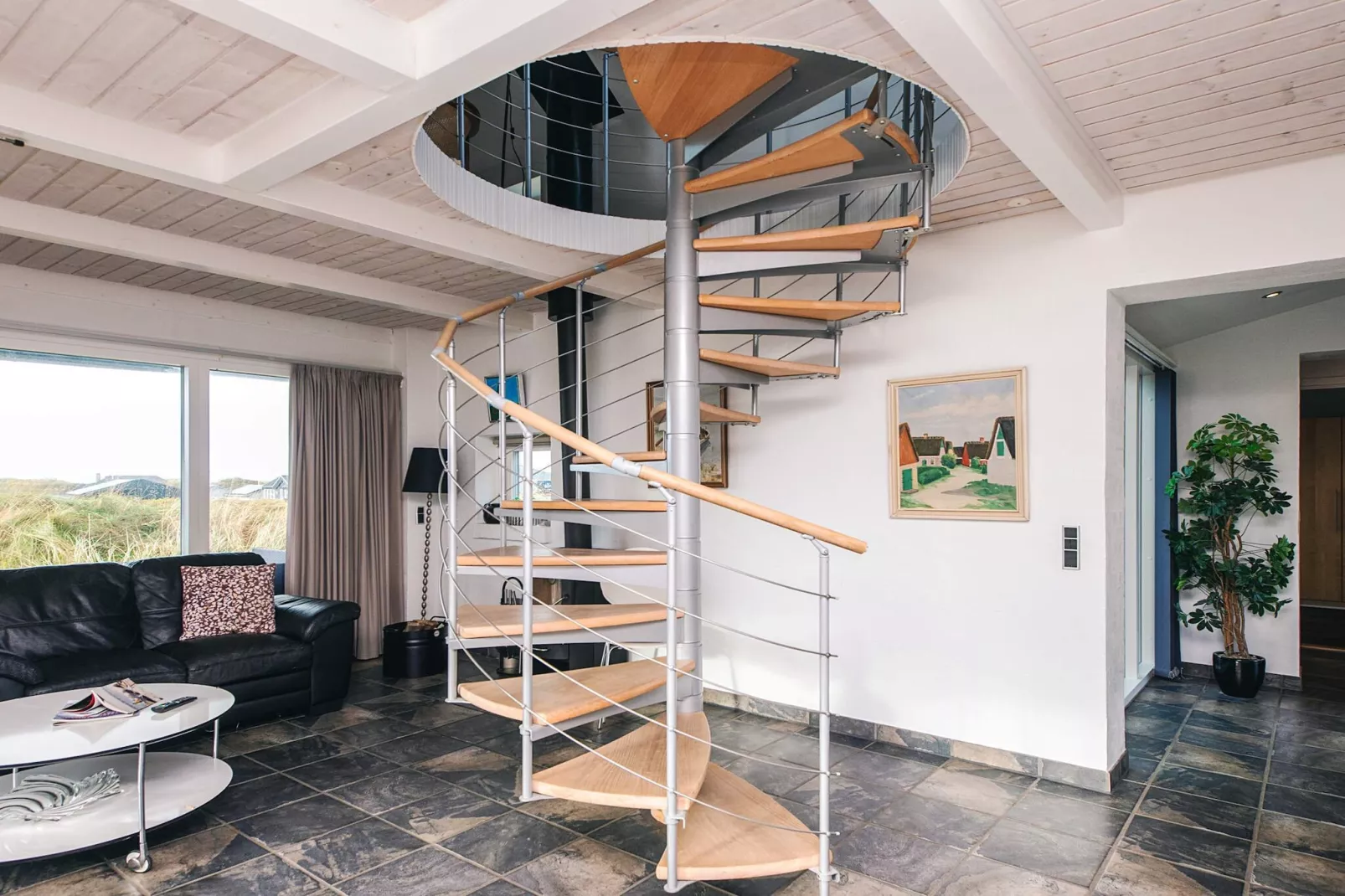 Luxe Panoramische Cottage in Rindby-By Traum-Binnen