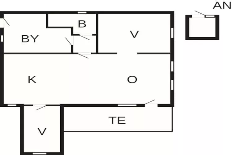 6 persoons vakantie huis in Føllenslev-Plattegrond