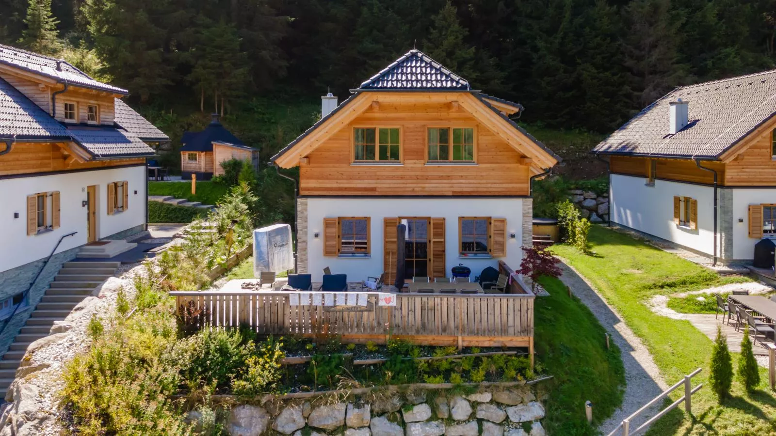 Ahorn Mountainlodge-Buitenkant zomer