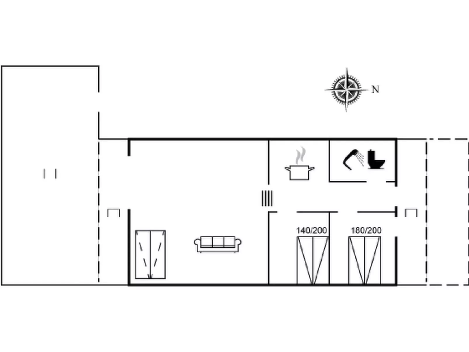 "Lillesol" - 400m from the sea