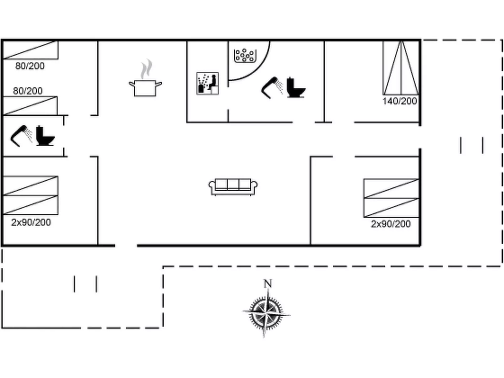 "Elenore" - 900m from the sea