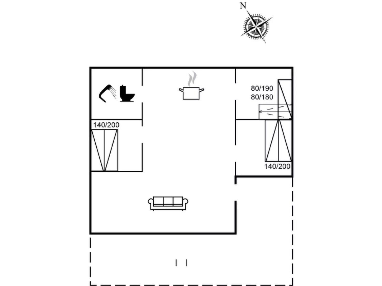 "Saxi" - 2.6km from the sea