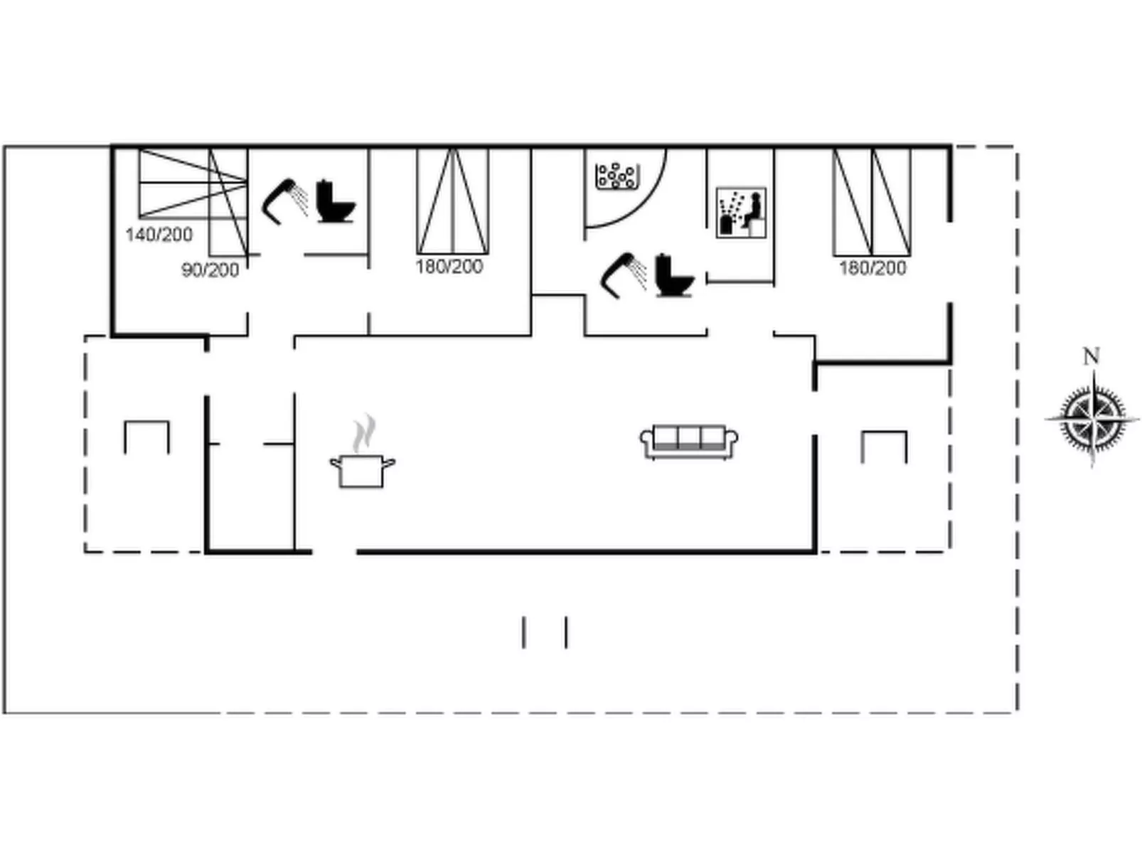 "Odinkar" - 1.1km from the sea