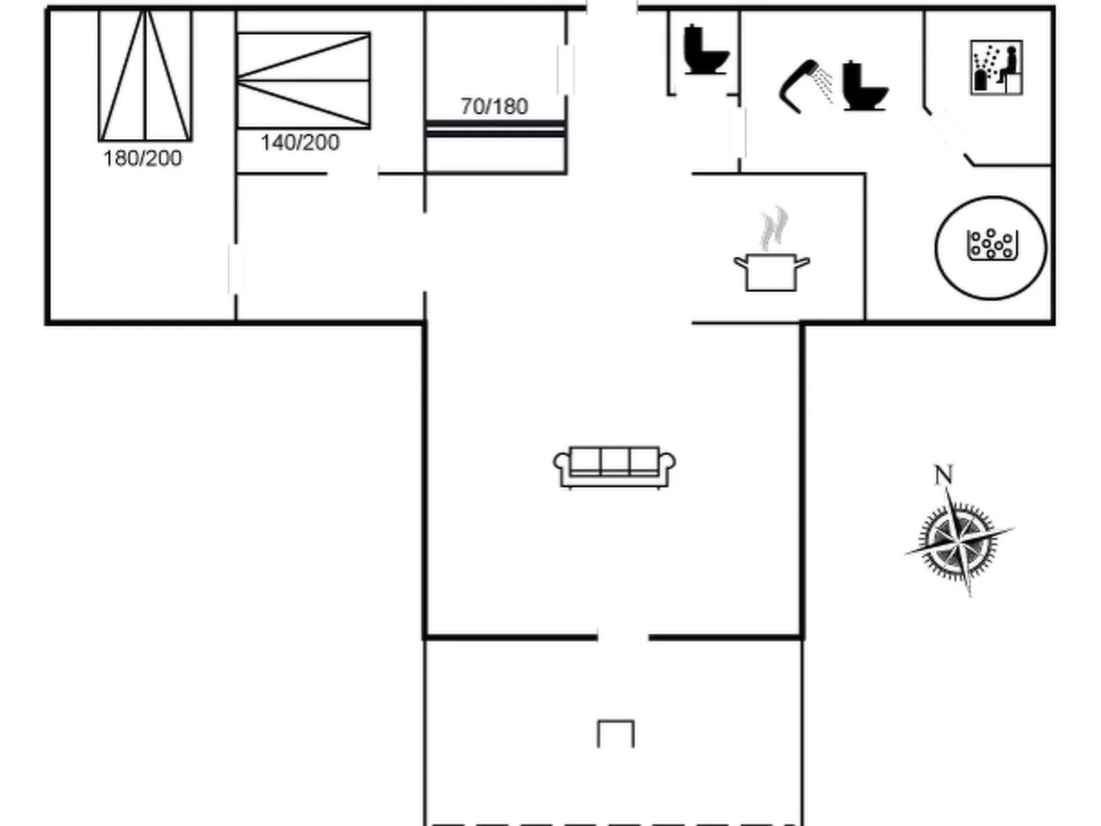 "Hanka" - 500m from the sea