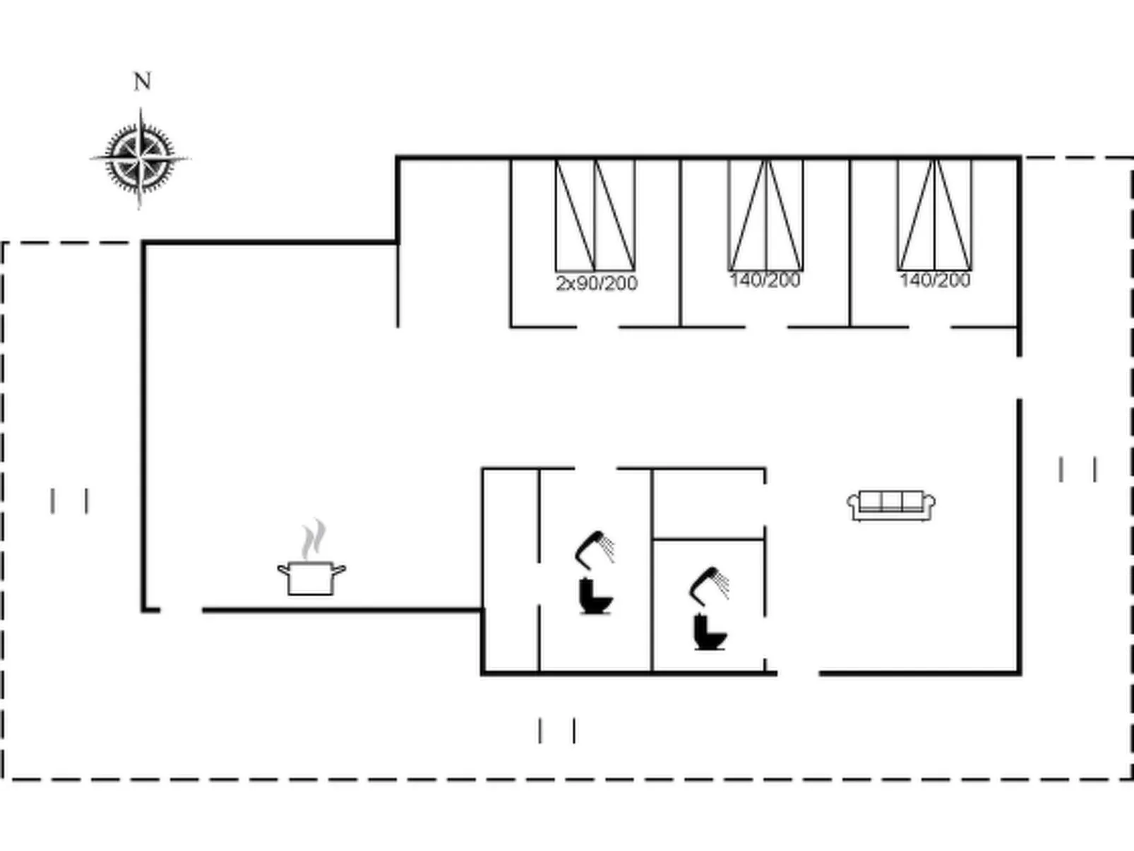"Salmund" - 600m from the sea