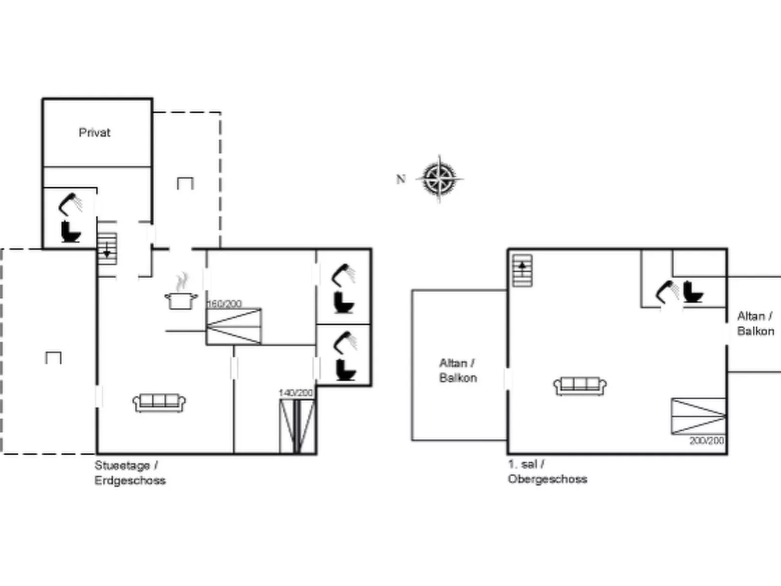 "Brun" - 60m from the sea