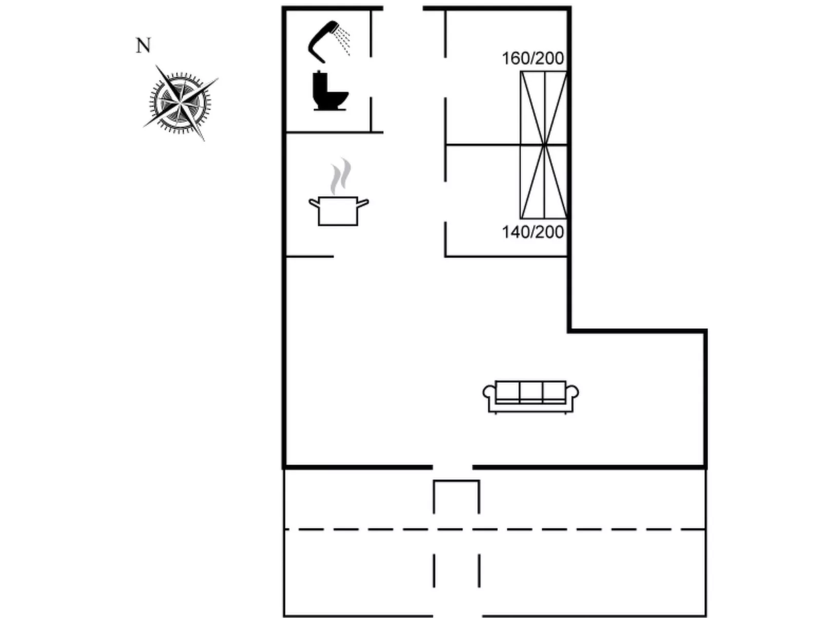 "Fritzie" - 600m to the fjord