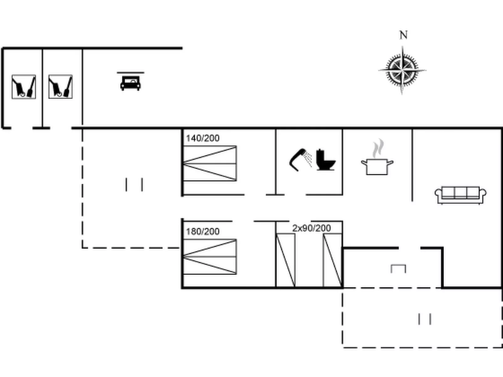 "Sampsa" - 600m from the sea