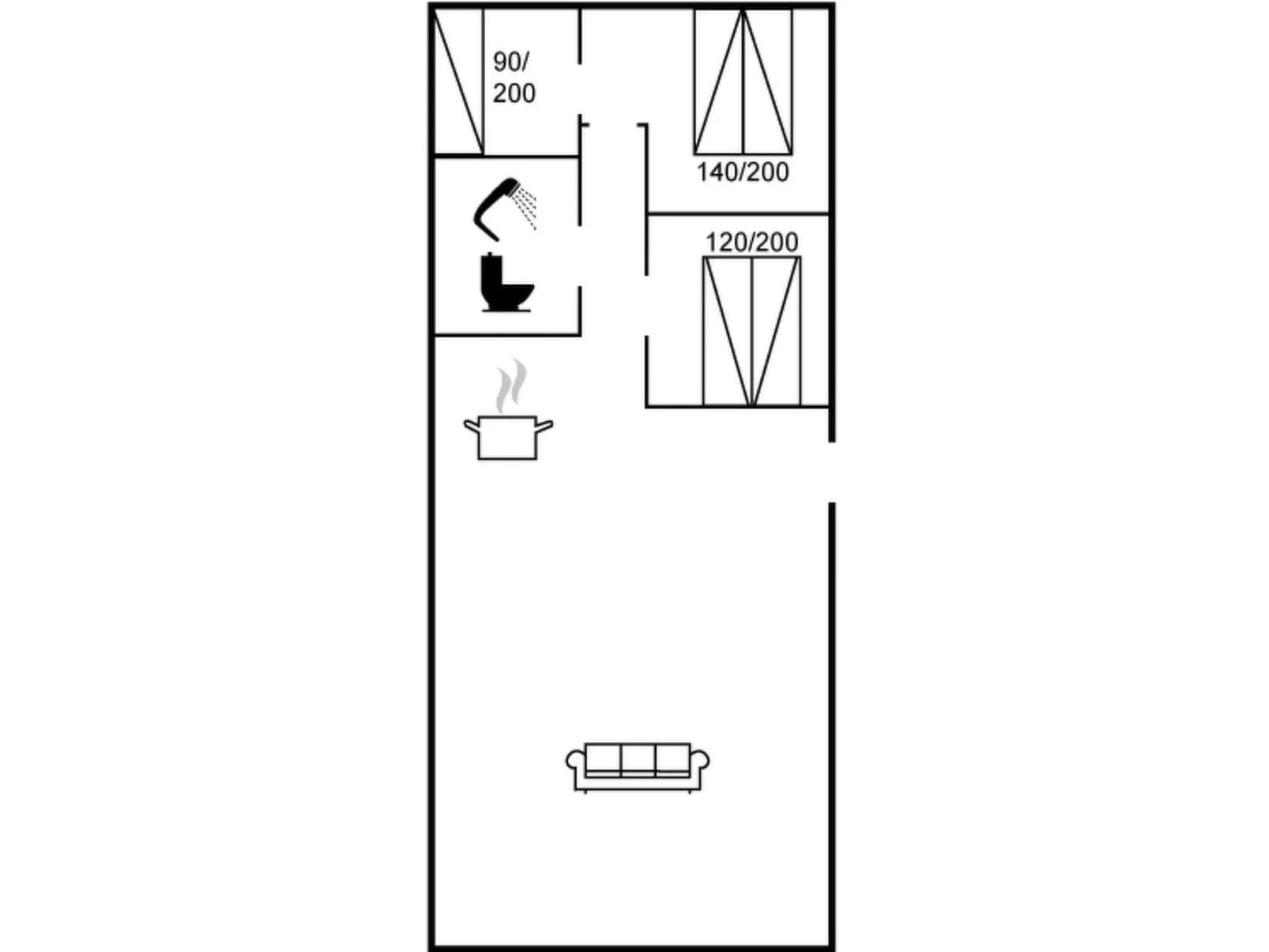 "Lennert" - 100m to the fjord