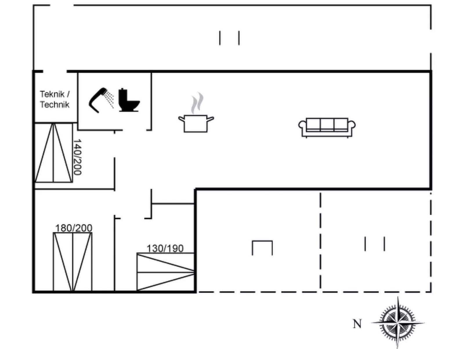 "Fiene" - 300m from the sea