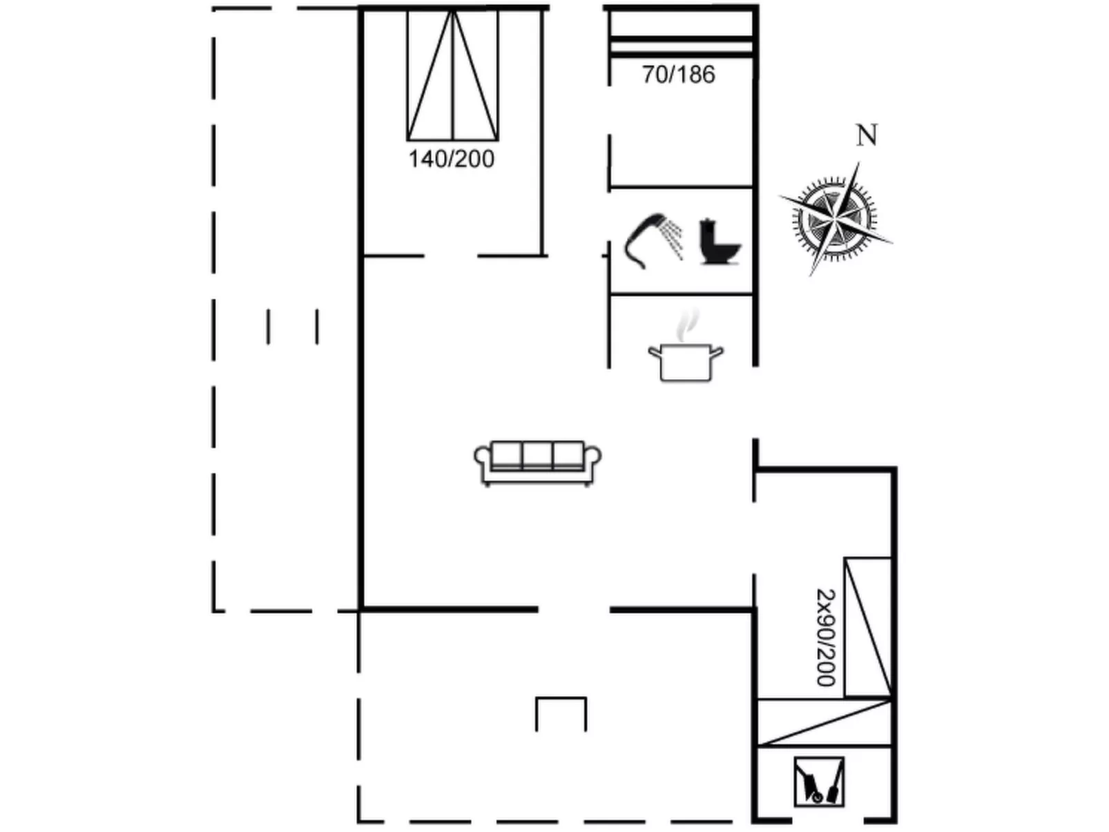 "Ilse" - 300m from the sea