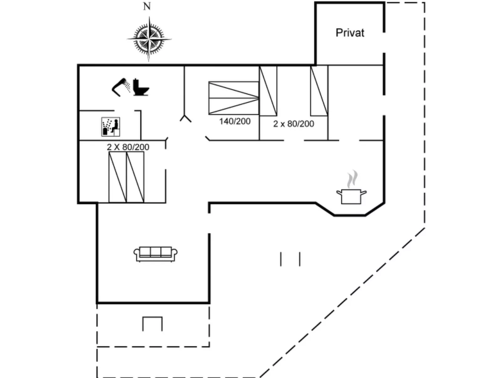 "Riaan" - 200m from the sea