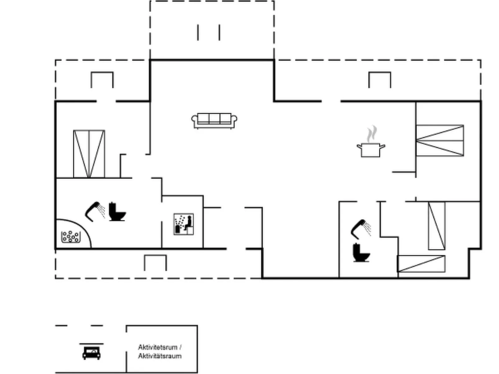 "Hans" - 700m from the sea